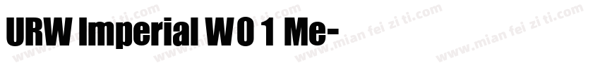 URW Imperial W01 Me字体转换